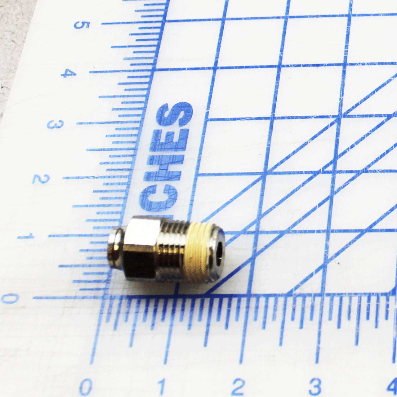 9301-0242 Poweramp Fitting, Pneufit, Male Adapter