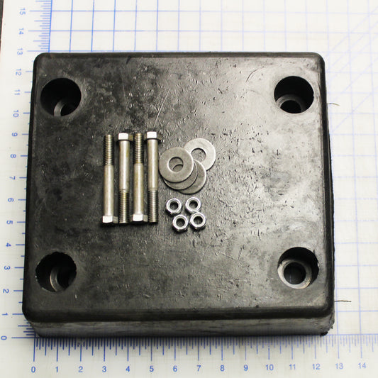 Replacement EOD Leveler Bumper Molded Rubber Includes Hardware - DLM