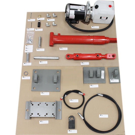 Dock Leveler Hydraulic Conversion Kit with Toe Guards, 60Hz, Various Voltage and Phase - Poweramp