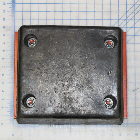 DOTH-3517 12" Sliding Bumper Plate W/Rubber - Poweramp