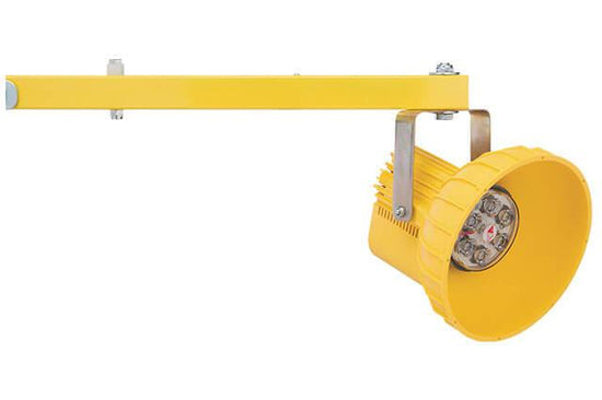 Dock Light, Polycarb Head with 40" Arm - Optional Bulb Type and Fan Combo - Tri Lite