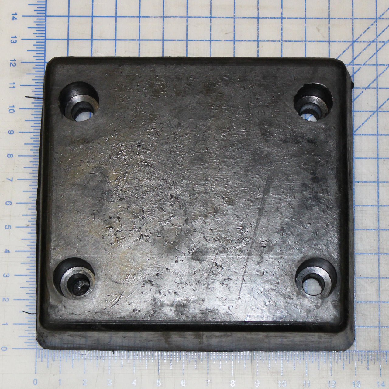 DOTH-3505 DLM EOD Rubber Bumper 4" x12" x13" w/4-Hole