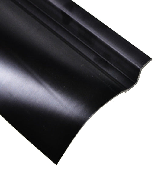 DS-120-003, TOP SEAL, 3", SINGLE FLAP, BLACK, SOLD PER INCH - Excel Solutions