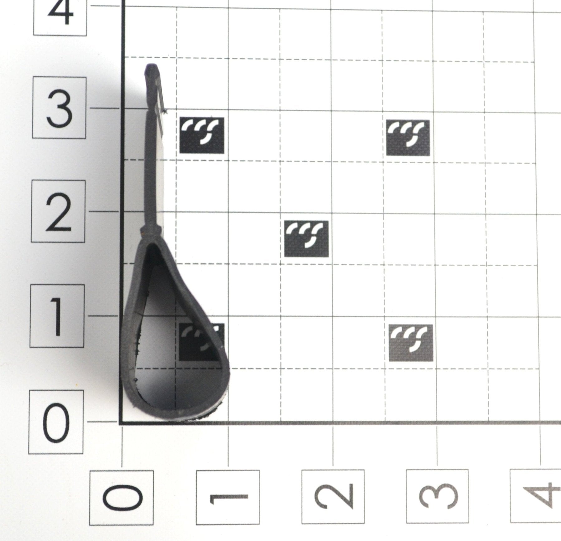 DS-200-004, BOTTOM SEAL, ROLLING STEEL, 1-1/2" BULB, BLK, SOLD BY INCH - Excel Solutions