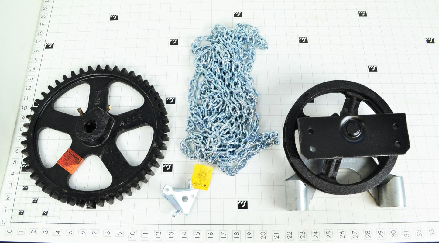 MFD-CH4100, HOIST, ROLLING STEEL, 1", 4:1 W/HAND CHAIN - Excel Solutions