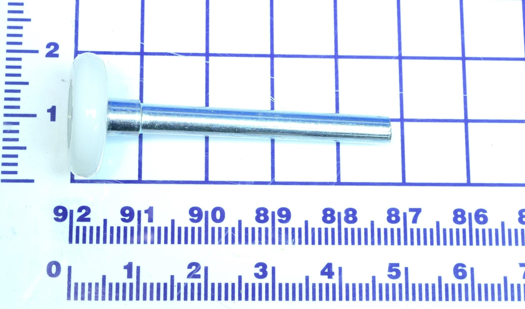 MFD-RN2X4, ROLLER, NYLON, 2", 4" STEM, 11 BALL, WHITE - Excel Solutions