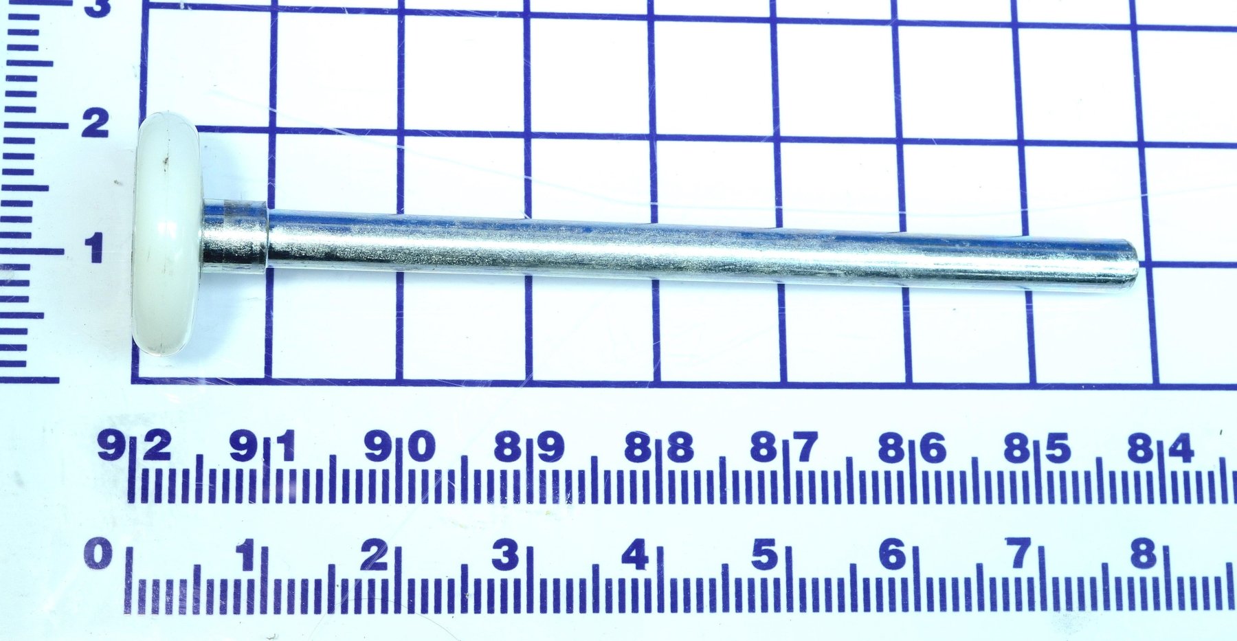 MFD-RN2X7, ROLLER, NYLON, 2", 7" STEM, 11 BALL, WHITE - Excel Solutions