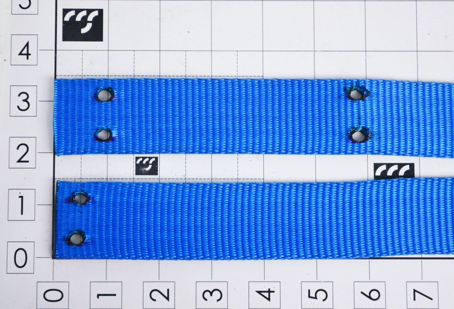 MFD-SB-1.5-006, STRAP, BLUE, 1-1/2" X 6' W/ 6 HOLES - Excel Solutions