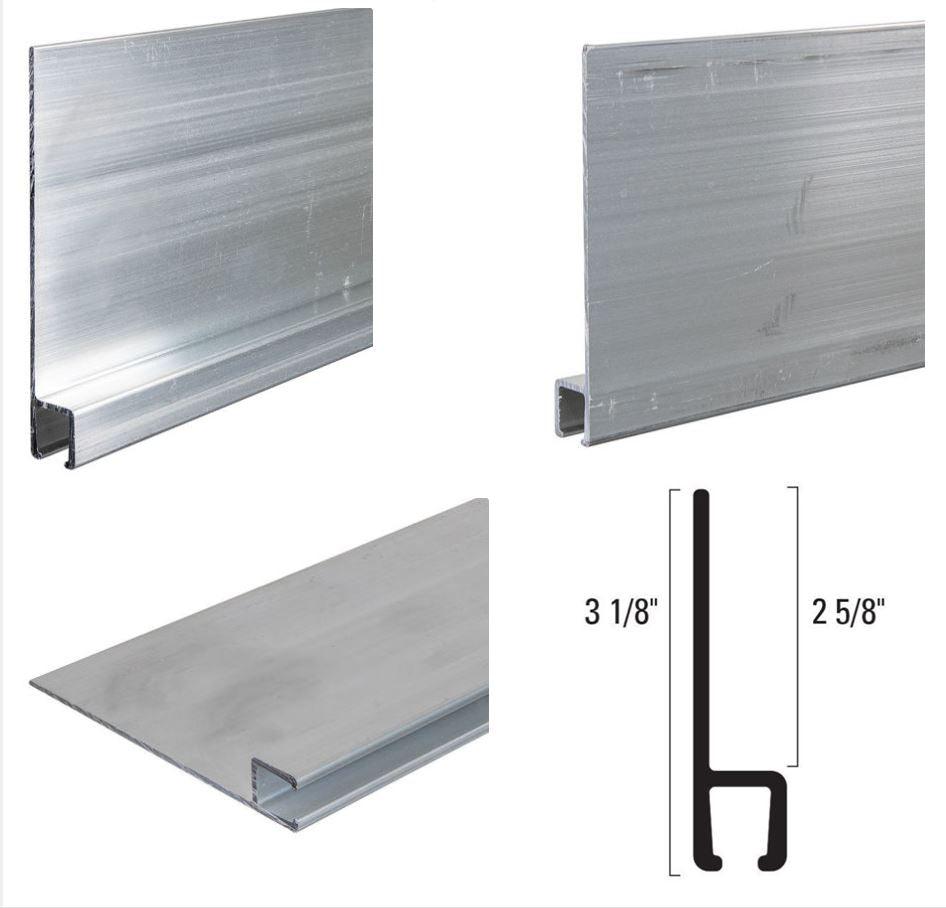 WGA03-1, RETAINER, ALUM, STRAIGHT, 3", 8'-2" OAL - Excel Solutions