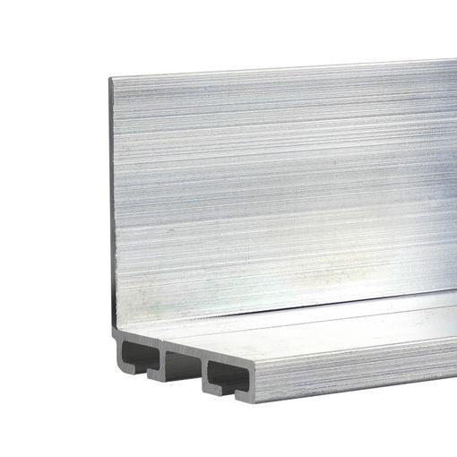 WGA1315, RETAINER, ALUM, BOTOMSEAL 8'-2". 1-3/8 BOTTOM 1-1/2" FACE 1/4" SLOT - Excel Solutions