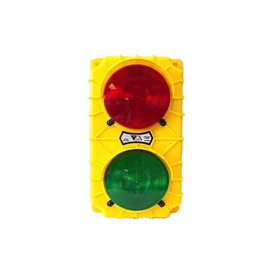 Incandescent Master Control Unit Signal Dock Light with Flasher (Optional Switch) - Tri Lite