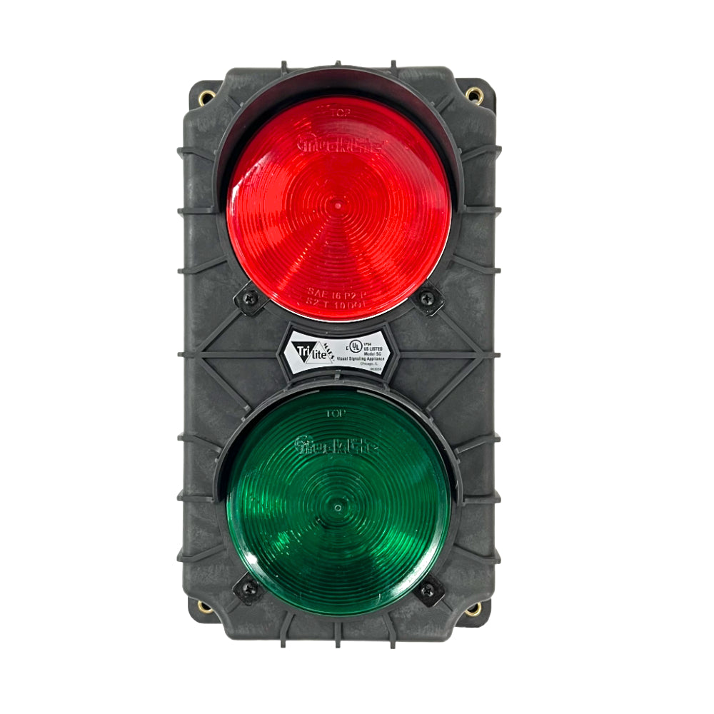 Single Red Green Dock Signal Light - Various Voltage, Color, Bulb Type